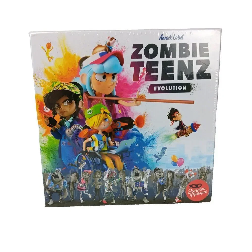 Zombie Teenz Evolution Board Game Annick Lobet New in Sealed Box Little Monsters